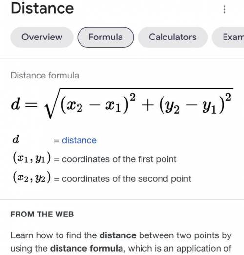 What is the distance between (-4,1) and (0,2)?