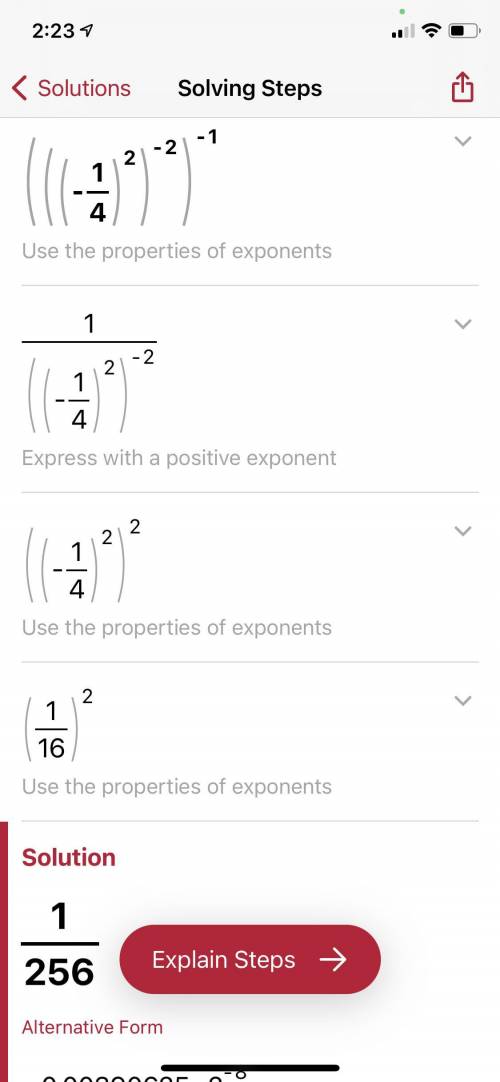 Please simplify this using laws of exponentS​