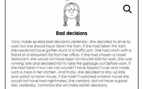 Writing - A story about a bad decision.
Help me pleaseee