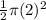 \frac{1}{2}\pi (2)^2