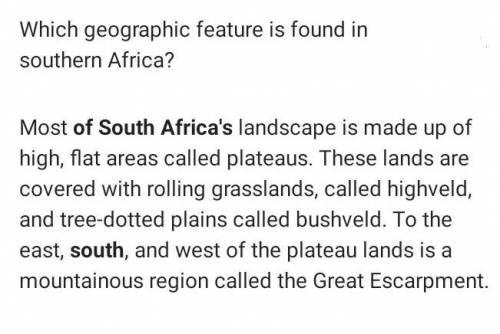 Which physical geographic feature has created a north/south division in the settlement pattern of Af