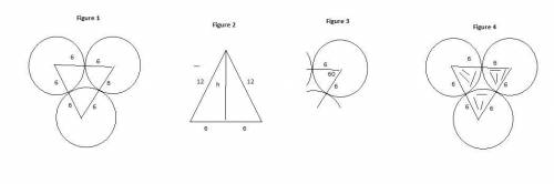 CRITICAL THINKING Find the area between the three congruent tangent circles. The radius of each circ