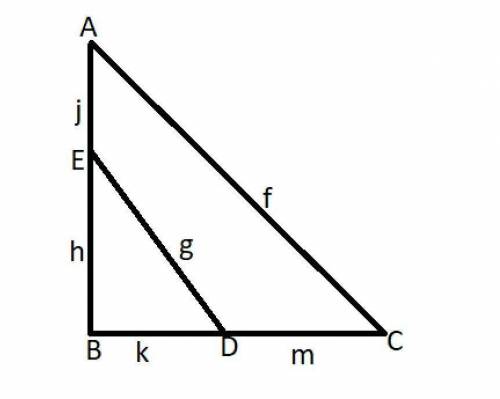 If j=h and k=m then which expression represents the value of g