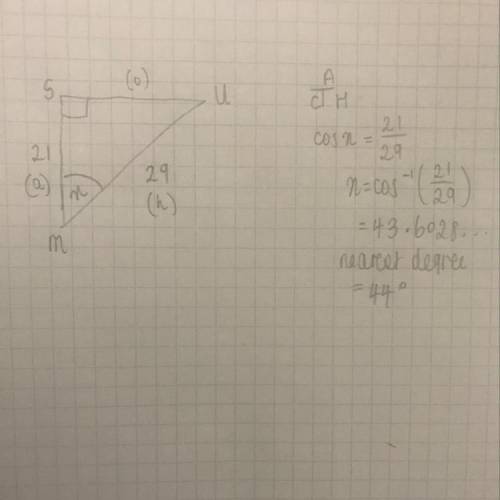 Solve for M and show work