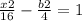 \frac{x2}{16} - \frac{b2}{4} = 1