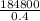 \frac{184800}{0.4}