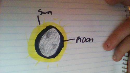 Have you ever witnessed an eclipse? Select one type of eclipse and illustrate how it happens. Write