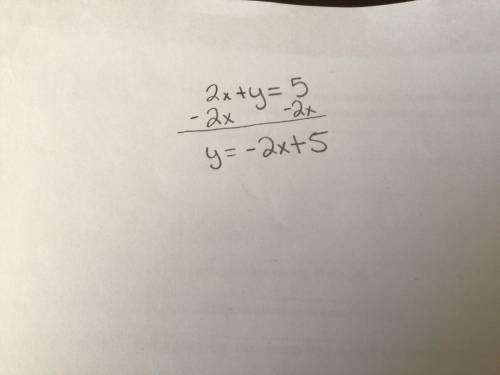 Is x-y=4, 2X+y=5 a solution or no