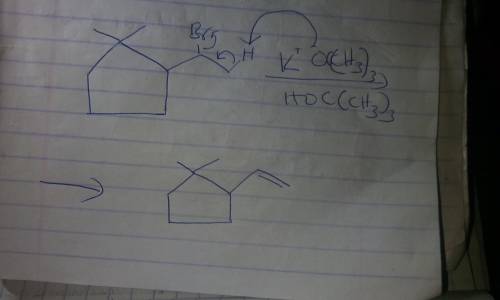 What is the product of the following reaction? K OC(CH3)3