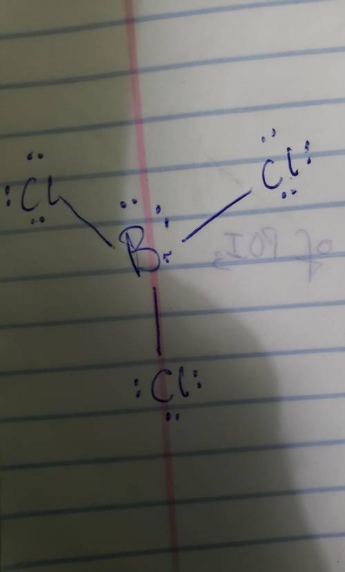 Draw the Lewis structure for BrCl3. What are the approximate bond angles about the central atom?

a.