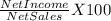 \frac{Net Income}{Net Sales} X 100