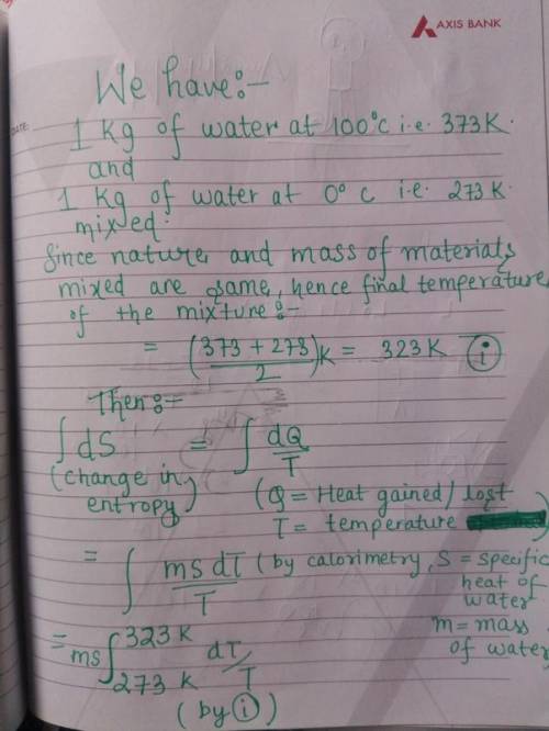 3kg of water at 80degree celcius is added to 8 kg of water at 25 degree celcius. find the temperatur