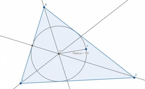 Create a triangle ABC of your choice. Using GeoGebra tools, construct the angle bisectors of ∠A and