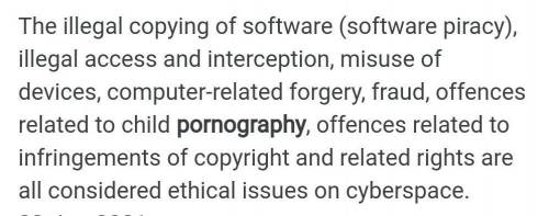 What is unethical use of software piracy material?
