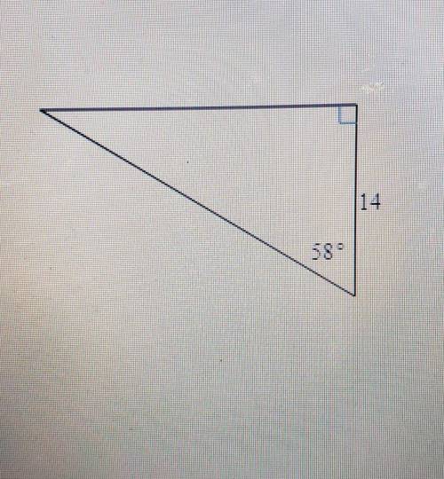 Find the area of the given triangle. Round your answer to the nearest tenth. Do Not round any interm