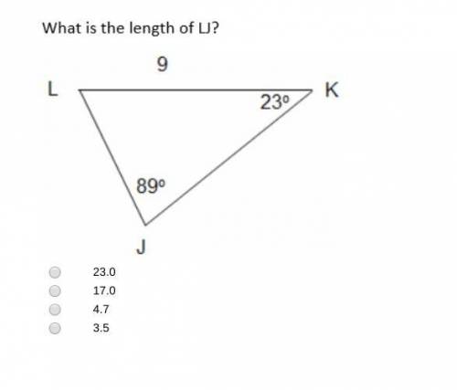 What is the length of LJ?
