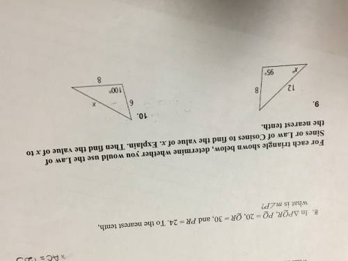 Need help answering these question explain why it is that correct answer please.