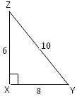 Find the tangent of angle Z.  1. 4/5 2. 4/3 3. 3/5 4. 5/4