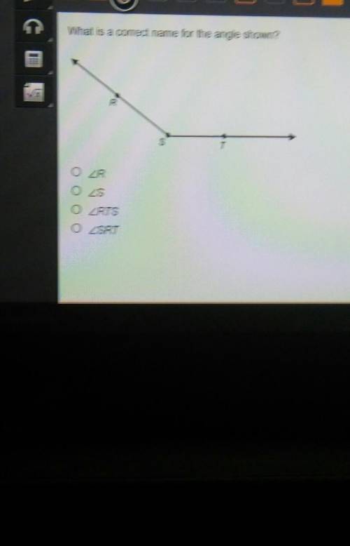 What is a correct name for the angle shown bellow