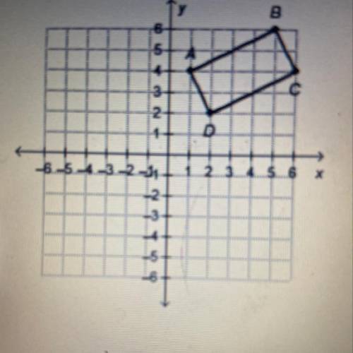 HURRY Rectangle ABCD is transformed according to the rule ry=x- What are the coordinates of A? (3,0)