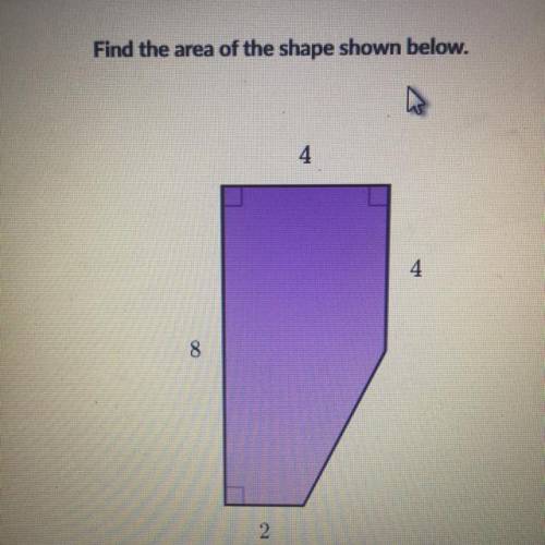 Pls find area of this shape