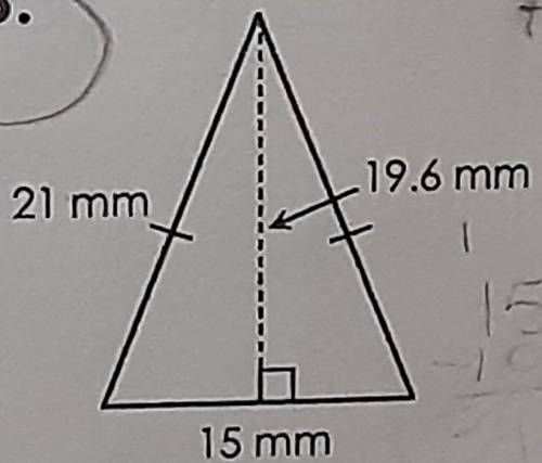 Whats the area and perimeter of the triangle