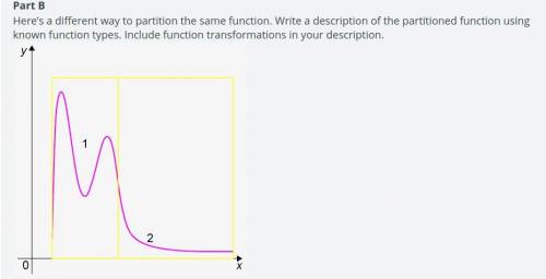 We can partition complex graphs to describe them. Consider the graph shown below. Here’s one way to