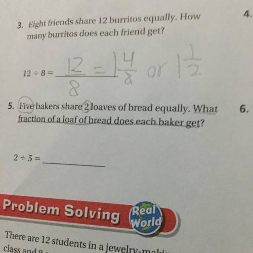 Number 5. I neeed the answer please and thankyou