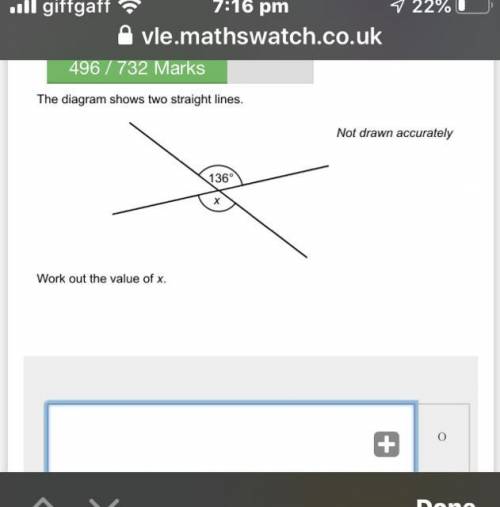 What’s the answer? It’s for maths