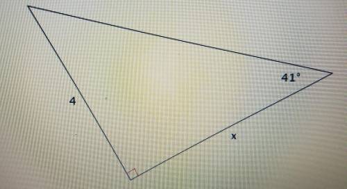 Find value of X? Round answer to nearest tenth.