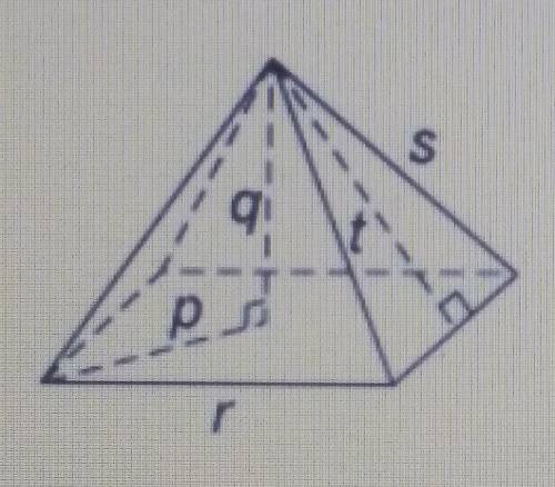 What is the height and side length of the base of the pyramid? Express your answer using lower case