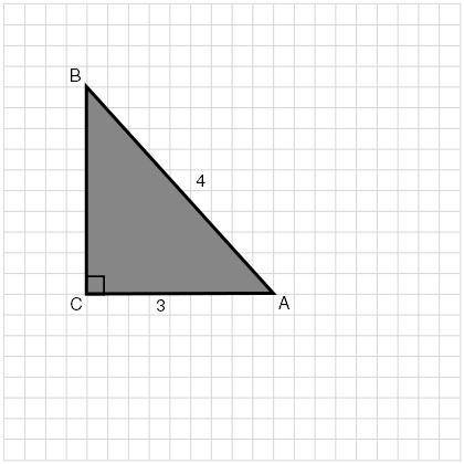 In ABC below, what is the measure of angle B? In particular, which option below gives an exact expre