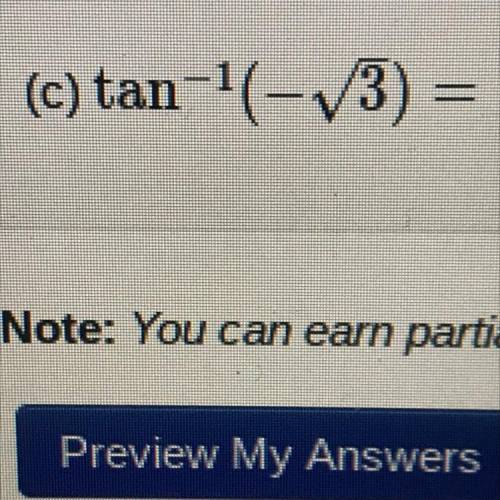 What is the tan^-1(-sqrt(3))?