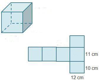 A net and the prism it will form when it is folded are shown below. What is the surface area of the