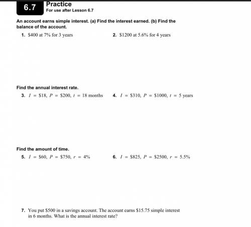 Answe pls show work I=interest p=principle r=rate I think and t= time