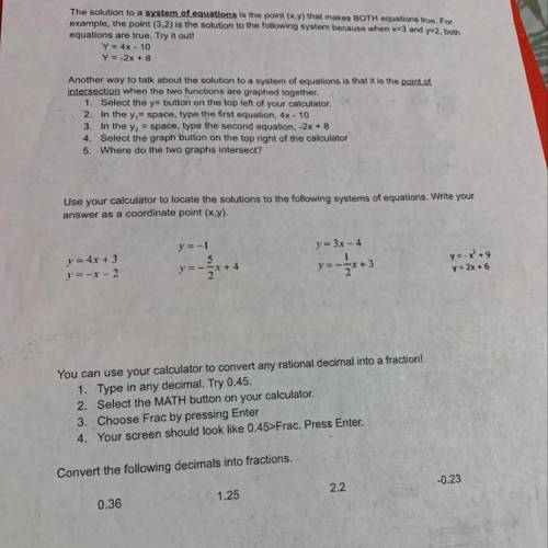 Help with these math questions