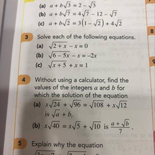 Hi:) I really need help with question 4a :) thank youuu