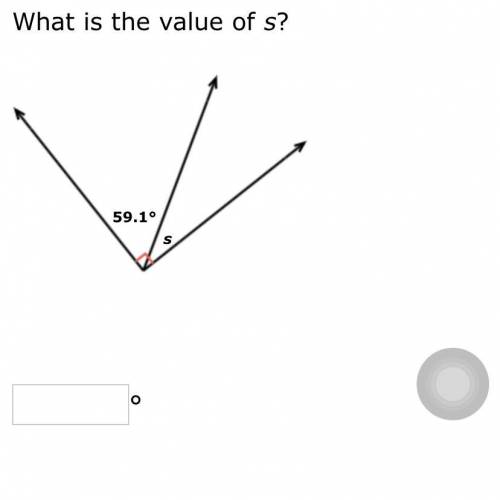 What is the value of s
