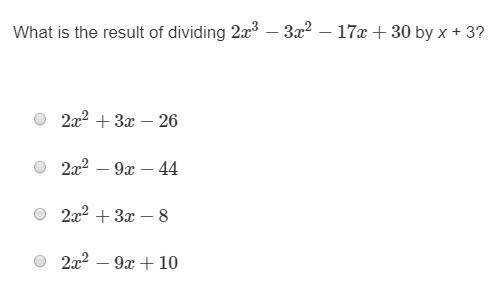 WILL MARK BRANLIEST Synthetic and Polynomial Long Division