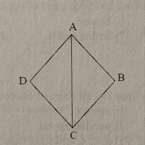 ABCD is a rhombus. in DAC = 4x +9. m DAB = 111-3. Sole for x.m4B4C. and mŁABC.