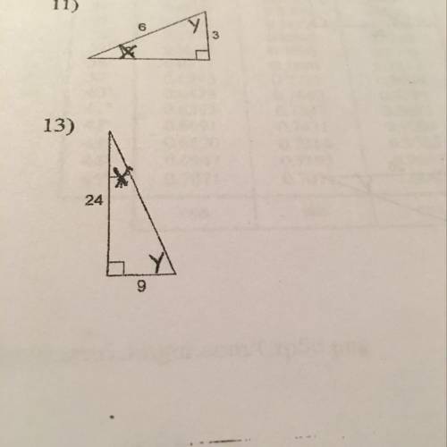 #11 and #13 geometry help please help need work shown as well !!