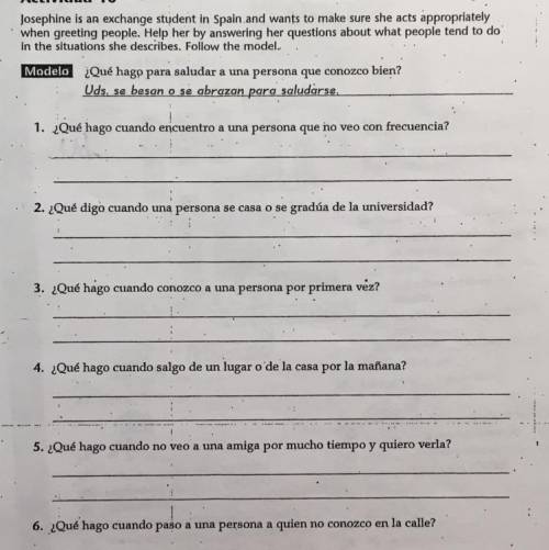 Spanish 2 help thanks