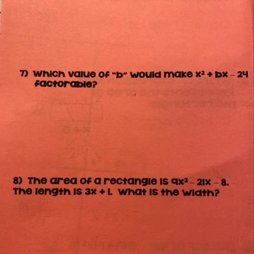 Since the last question was apparently unclear that i meant EQUATIONS 7 AND 8, here is a repost. ple