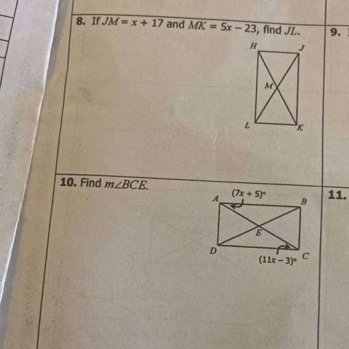 Please help with these two problems