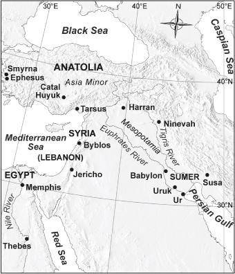 25 points + brainliest! Which city lies south of 30°N latitude? Smyrna Ur Jericho Thebes