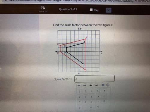 Find the scale factor between the two figures Show steps