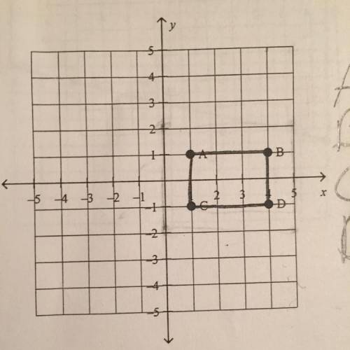Graph the image after a dilation of 2 about vertex B