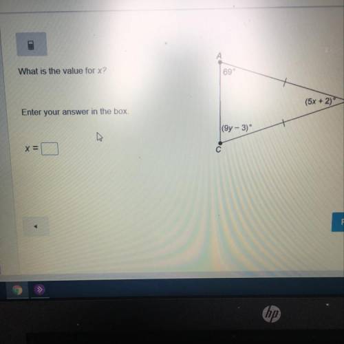 What is the value for x  someone please help :)