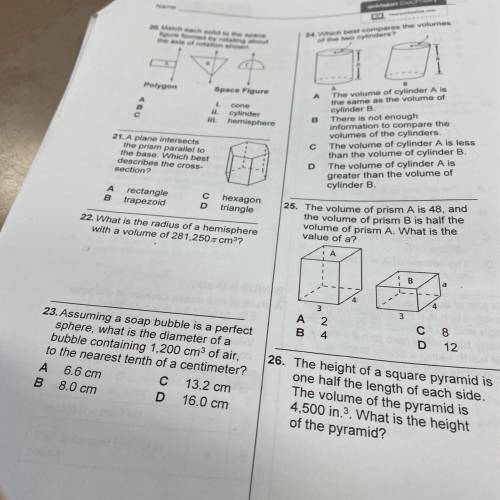 Help with these geometry questions