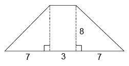 What is the area of this trapezoid? Enter your answer in the box. units2
